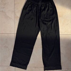 Express Black Satin Pajama Pants